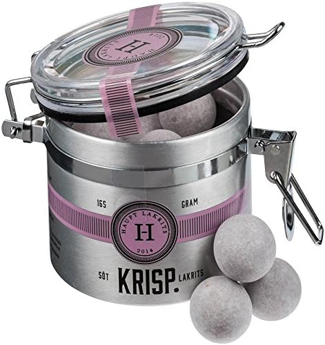 Haupt Licorice „Krisp“ Sweet Licorice with Chocolate and Sugar Icing 165g