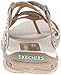 Skechers Women's Reggae-soundstage Flip Flop,Taupe,8 M US