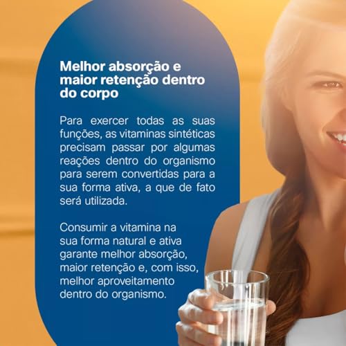 Metilcobalamina B12 +Metilfolato Ácido Fólico +Vitamina B6 + Vit E + TCM Lipossomal Alta Absorção (2 und. 240 cápsulas)
