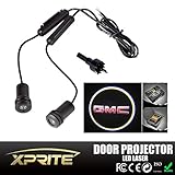 Xprite 5w 4th Generation 2x LED Car Door Laser Projector Ghost Shadow Step Light Logo for GMC
