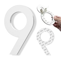 4 Inch House Numbers, Self-adhesive Mailbox Numbers