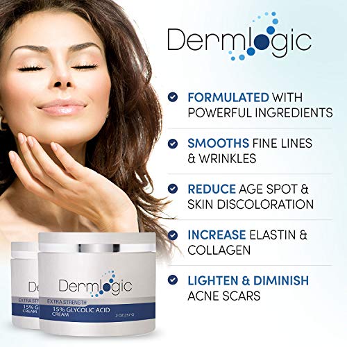Glycolic Acid 15% Cream- Natural Anti Aging Exfoliator to Smooth Away Fine Lines & Wrinkles & Improv - medicalbooks.filipinodoctors.org