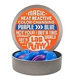 Magic Heat Reactive Color Changing Lab Putty - Outer Space Colors Variations - Violet to Blue