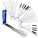 Wode Shop Carburetors Carbon Dirt Jet Remove Cleaner Tool, 13 Cleaning Wires Set + 20 Cleaning Needles + 10 Nylon Brushes Tool Kit for Motorcycle ATV Moped Welder Carb