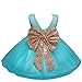 JiaDuo Baby Girl Lace Mesh Tutu Dress Sequin Bow Toddler Princess Gown ,Soft Mint,18-24 Months ( 90 )