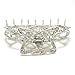 beautyxyz Rhinestone Metal Claw Hair Clip for Womens, white, X-Large