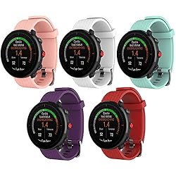 QGHXO Band for Polar Vantage M/M2/V3, Soft Silicone