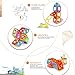 KIDCHEER Magnet Building Tiles, Magnetic 3D Building Blocks Set for Kids, Magnetic Educational Stacking Blocks Boys Girls Toys