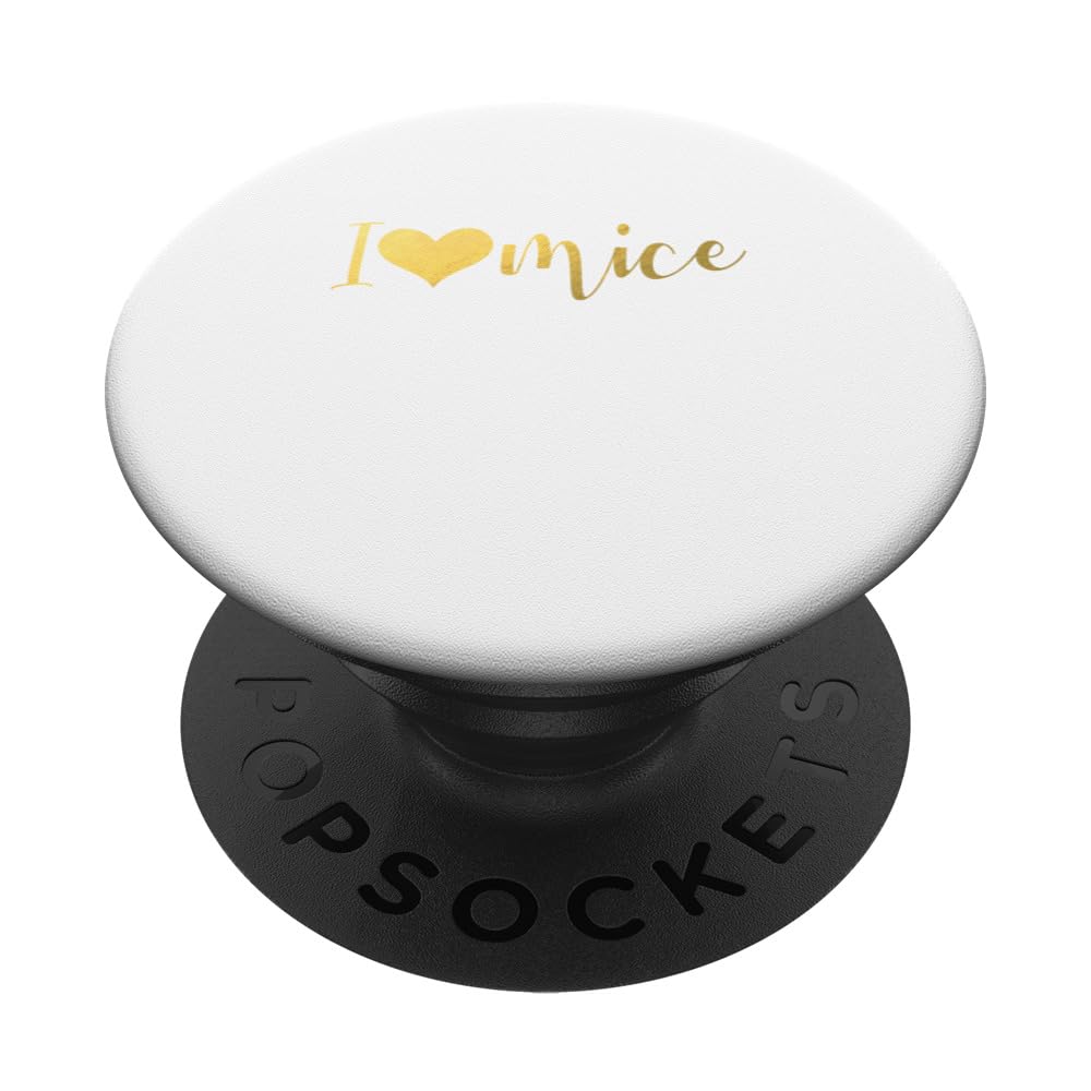 I Love Mice Pet PopSockets Swappable PopGrip