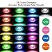 Landscape Lighting 6W RGB LED Remote Color Changing Landscape Lights 12V 24V Ground Lights IP67 Waterproof Garden Lights Outdoor Lighting Spotlights for Pathway, Deck,Garden Decor (8 Pack)