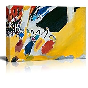 Impression III by Wassily Kandinsky - Canvas Print Wall Art Famous Painting Reproduction - 12" x 18"