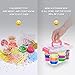 MOOHAM DIY Slime Kit Supplies - Clear Crystal Slime Making Kit for Girls, Floam Slime for Kids, Slime Foam Beads, Glitter , Fruit Slices and Fishbowl Beads Included