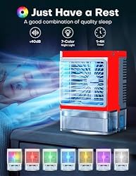 COOLECH Personal Air Conditioner w/Remote & LED