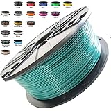 Melca 1.75 3D Printer Filament PLA 1kg +/- 0.03mm, Dark Green (#20603D)