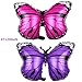 Butterfly Balloons Set of 6, Butterfly Helium Balloons Decor Fit for Various Party - Wedding, Birthday Party, Summer Party and More (Sliver: 42×26in, Others:27×20in)