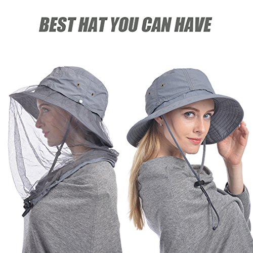 Safari Hat Sun Hat Bucket Battet with 
