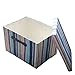 TheWarmHome Decorative Storage Box with Lid for Office Organizer|Decorative Storage Baskets Organizer Bins with Lids|Empty Gift Basket Toy Bin