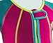 One Piece Wetsuit Girl Pink/Turquoise