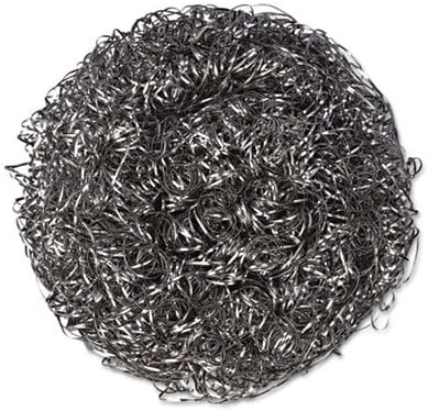 Kurly Kate Stainless Steel Scrubbers, Large, 12 per Pack