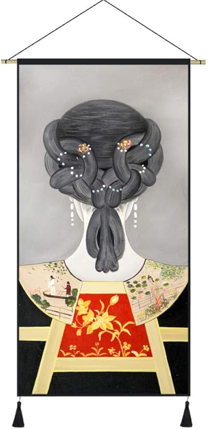 Amazon.de: hmmsw Fotos Poster Bild Chinesisches Mädchen Rückansicht