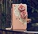 3D Rose FLOWER Beautiful Cute Camellia Handbag Leather Wallet Card Strap Case Cover For Smart Mobile Phones(Alcatel OneTouch Fierce XL 5054)