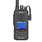 TYT Upgraded MD-390 VHF DMR Digital Radio with GPS Waterproof Dustproof IP67 Walkie Talkie Transceiver Two-Way Radio, Compatible with Mototrbo, with 2 Antenna