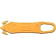 OLFA Disposable Concealed Blade Safety Knife, 10 Knives (SK-15/10) - Disposable Multi-Purpose Safety Box Cutter w/Concealed Blade, Tape Splitter, & Non-Slip Ergonomic Handle (10 Pack)