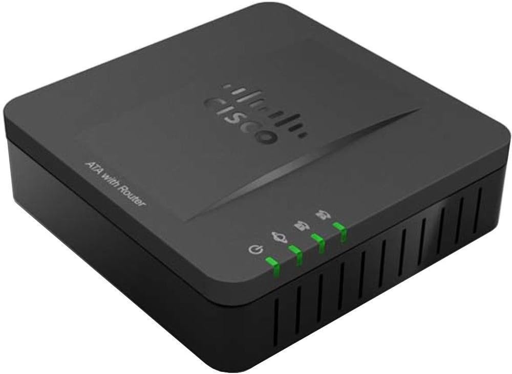Cisco SPA122 ATA with Router - 2 Port VoIP Analog Telephone Adapter