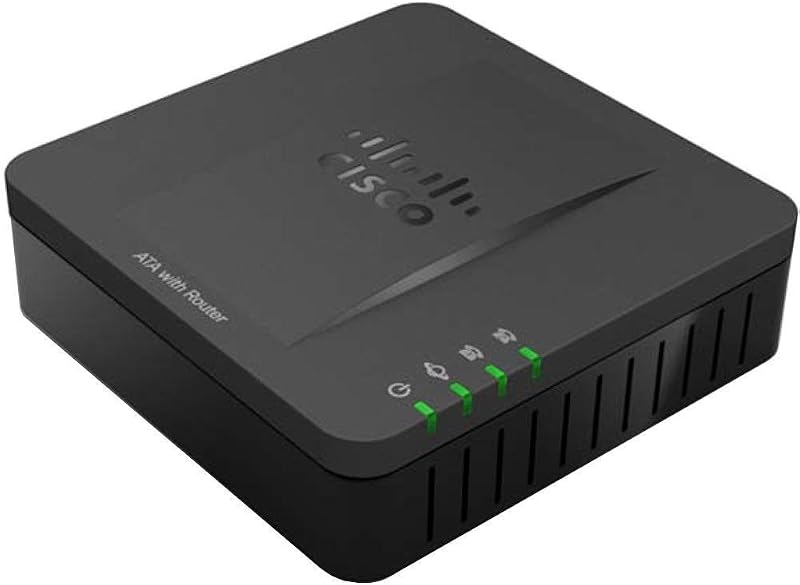 Cisco SPA122 ATA with Router - 2 Port VoIP Analog Telephone Adapter