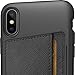 Smartish iPhone XR Wallet Case - Wallet Slayer Vol. 2 [Slim Protective Kickstand] Credit Card Holder for Apple iPhone 10R (Silk) - Black Tie Affair