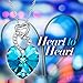 Valentines Day Gifts for Her Women Girls Wife KATE LYNN Heart to Heart Pendant Necklace Swarovski Crystals Anniversary Gifts for Her Birthday Gifts for Wife Mom Teen Girls Mother Granddaughter Kids