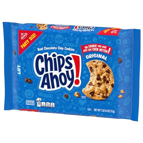 NABISCO CHIPS AHOY! CHIPS AHOY! ORIGINAL CHOCOLATE CHIP COOKIES, PARTY SIZE, 25.3 OZ