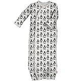 Magnificent Baby Baby Infant Magnetic Gown, Party Bear Blue, NB-3M