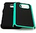 Galaxy S7 Case, Bastex Heavy Duty Slim Fit Hybrid Armor Premium Dual Shock Rubber Silicone Cover with Hard Protective Case for Samsung Galaxy S7 (Teal)