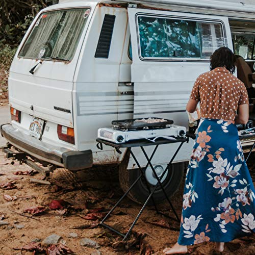 GAS ONE GS2000 Dual Fuel Double Portable Propane or Butane Stove with