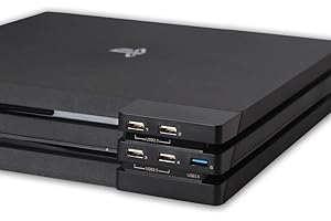 PMNQY SUNKY - 5 USB Ports Hub Suit for PS4 Pro, USB 3.0 2.0 High Speed Expansion Hub Charger Controller Adapter Connector for Sony PlayStation 4,for PS4 Pro