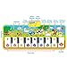 Musical Piano Mat, Keyboard Play Mat Portable Musical Blanket With 8 Animal Sounds Dance Mat Educational Toy Gift for Kids Toddler Girls Boys