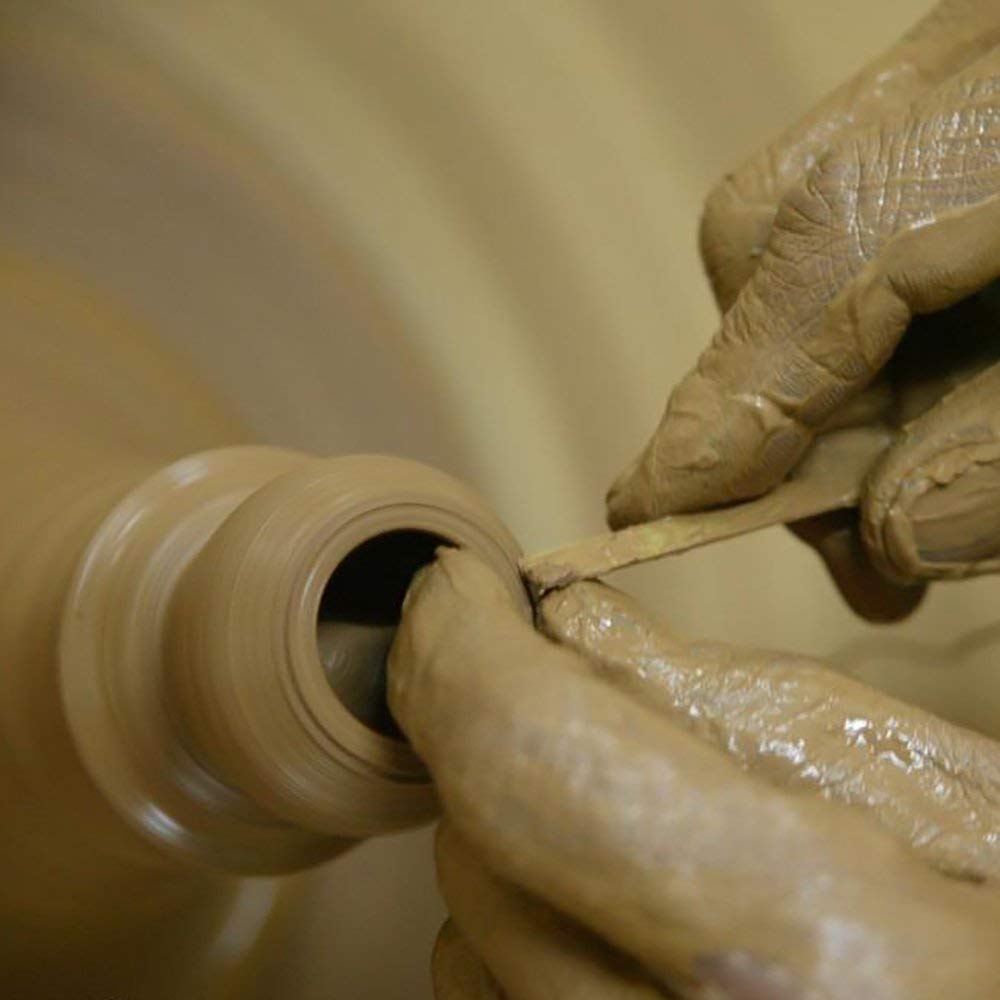 Queta Legno di Argilla per Carving Set, Kit di Strumenti di Modellazione di Argilla Scultura in Ceramica con Tela con Cerniera Storage Case (14pcs)