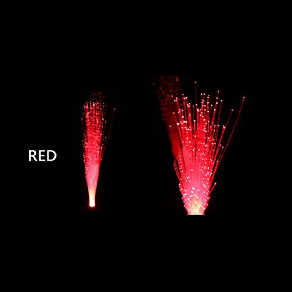 Weichunya Decoration Light G4 LED Fibre Optic Decoration Fibre Optic 3W 30Cm 12 V DC (Color : RED)