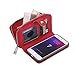 iPhone 8 Plus Case, iPhone 7 Plus Zipper Wallet Case, Pasonomi PU Leather Protective Shell Detachable Folio Flip Holster Carrying Case with Card Holder for Apple iPhone 8 Plus & 7 Plus (Red)