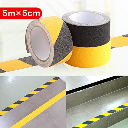 Safety Tape, Anti Slip Tape High Traction Strong Grip Abrasive Residue Free Adhesive Steps Tape for Indoor & Outdoor 50mmX5m - Image 4