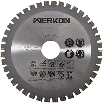 Universal Saw Blade 190 x 30 x 2 mm 60 Teeth, Circular Saw Blade, Wood Saw Blade, Multi-Saw Blade
