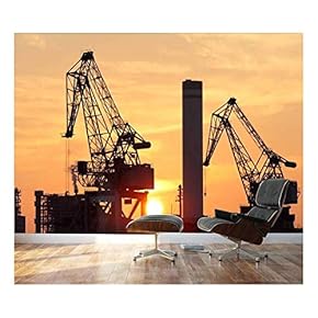Crane - Removable Wall Mural | Self-Adhesive Large Wallpaper - 66x96 inches