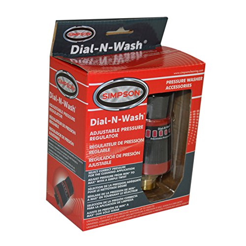 Simpson Cleaning 82235 Dial-N-Wash Professional Pressure Regulator for Gas Pressure Washers, Cold Water Application Only