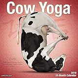 Cow Yoga 2019 Wall Calendar by 