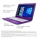 HP Stream 14-inch Laptop, Intel Celeron N3060 Processor, 4 GB SDRAM Memory, 32 GB eMMC Storage, Windows 10 Home in S Mode with Office 365 Personal for one Year (14-cb020nr, Infinity Purple)thumb 2