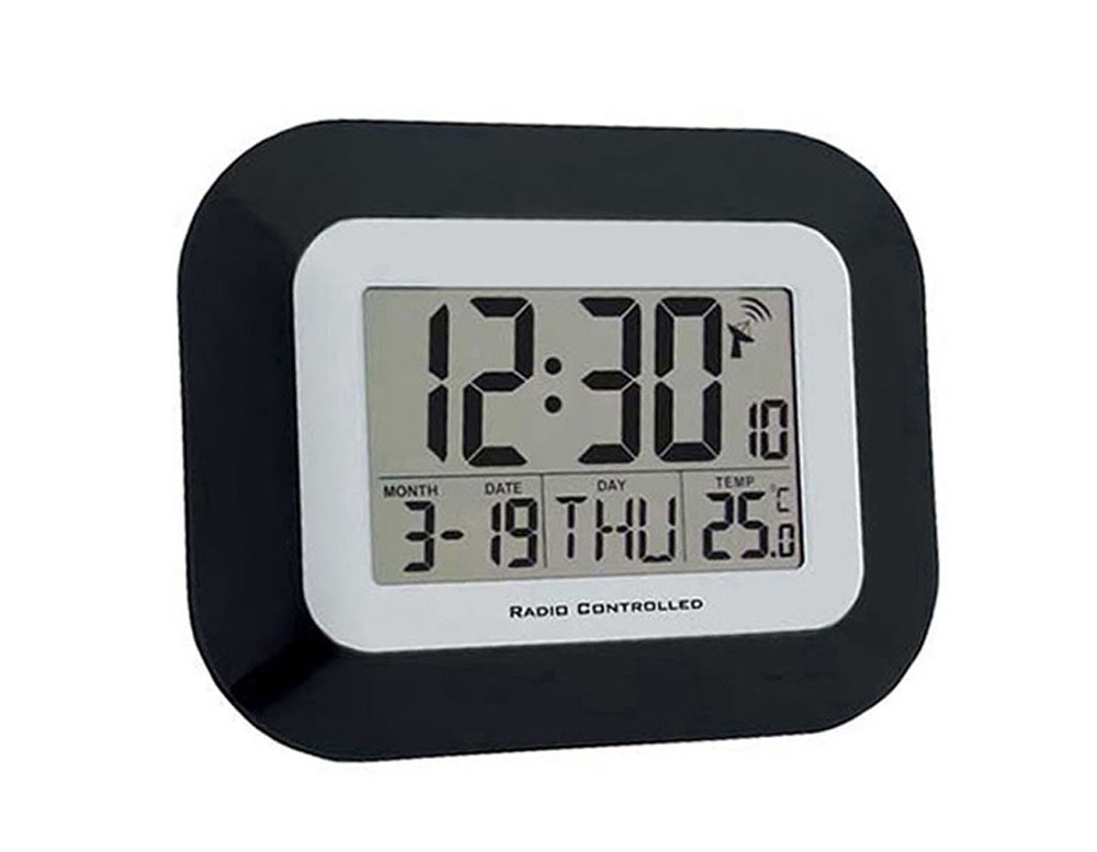 Radio Controlled Digital Calendar Clock Healthcare