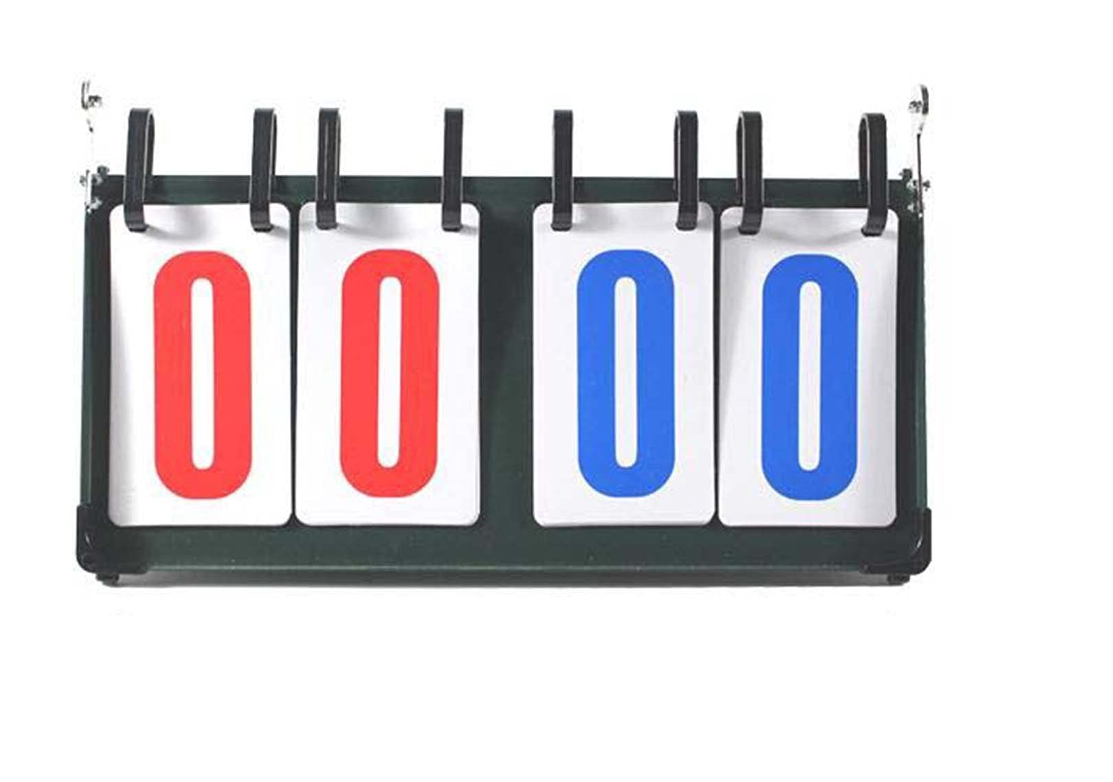 Palmetto Score Card Stand, Scoreboard Fully Extended Size 37x22cm, 2-digit Sequence Two Color Score Indicator Board