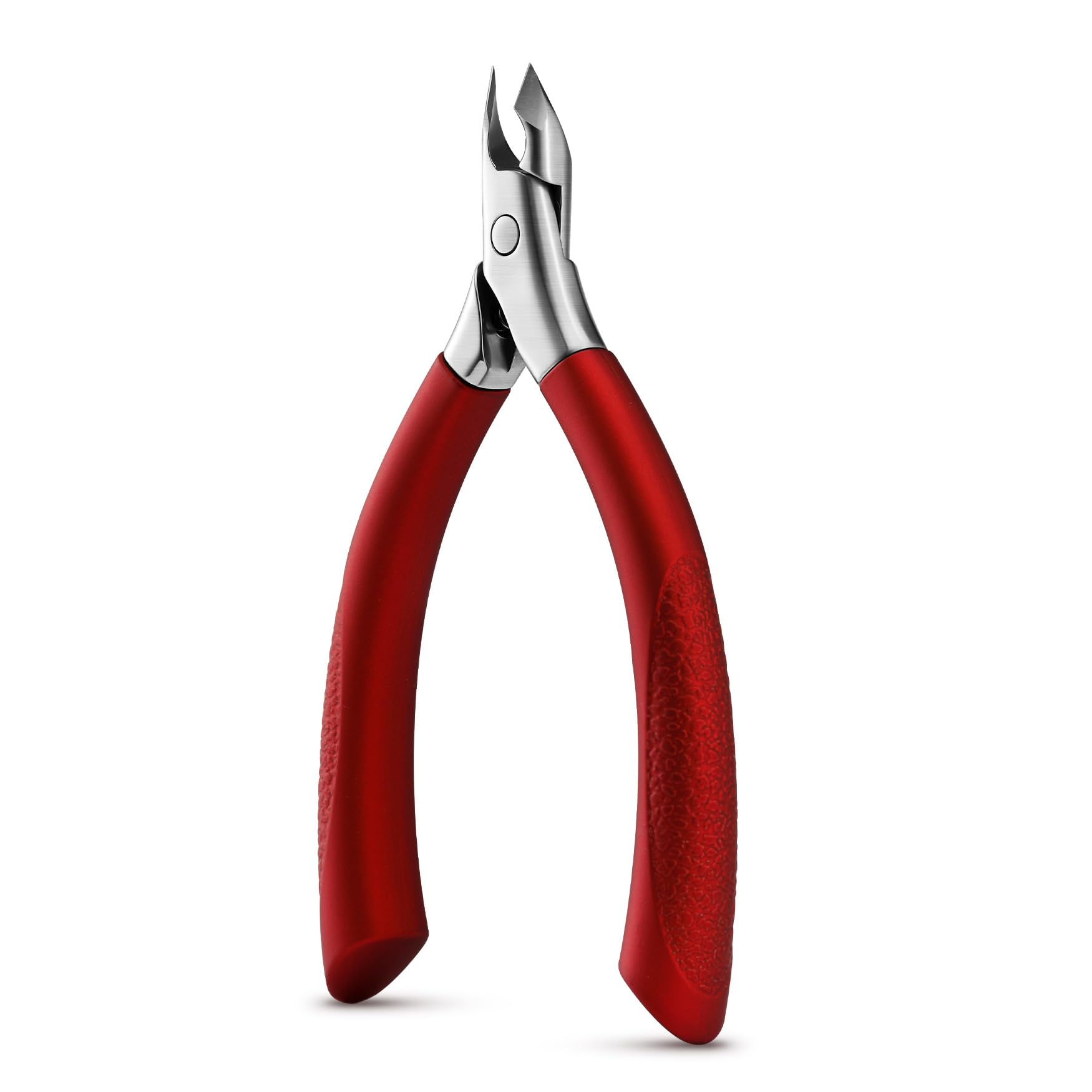 Photo 1 of BEZOX Precision Cuticle Trimmer for Salon-Worthy Nails - Professional Half Jaw (5 mm) Cuticle Cutter with Silicon Handle for Expert Manicures, Anti-Slip Sharp Cuticle Clipper Premium Nail Care Tool