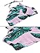 Ekouaer Womens Forest Leaves Printing High Neck Halter Bikini Set Swimsuit (Pink, L)
